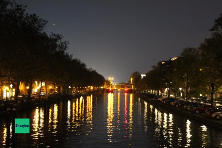 Canals at night